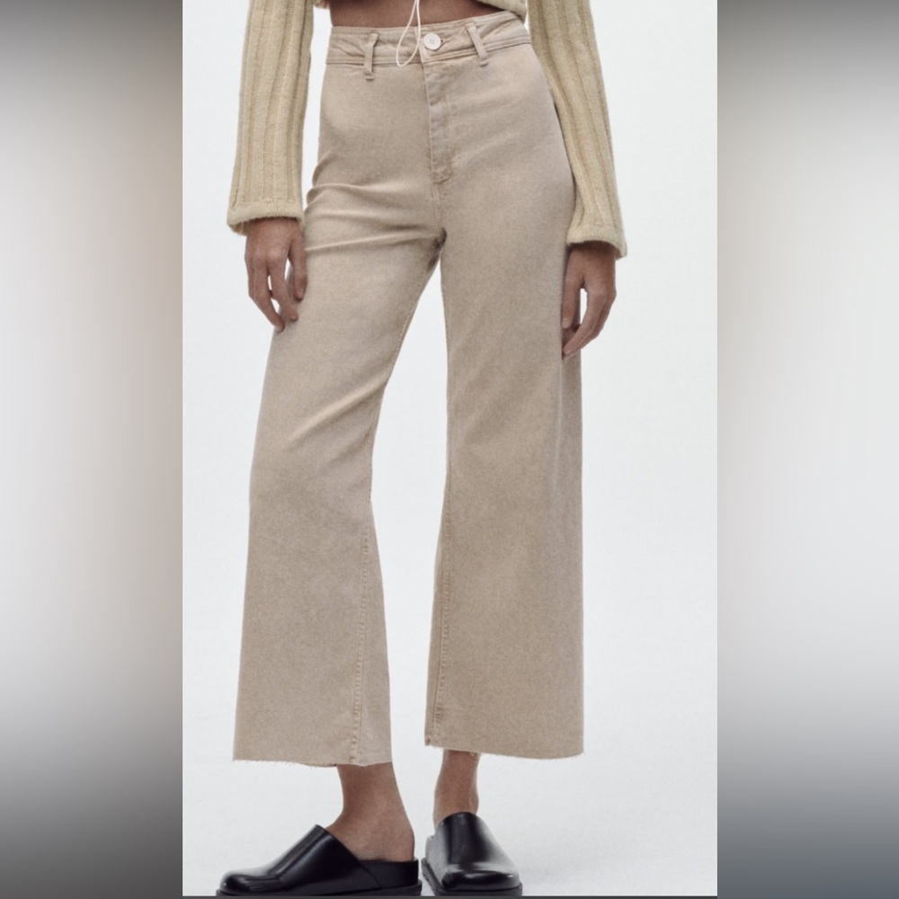 Zara marine cream pants